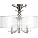 Progress Lighting Marche Foot Collection Three-Light Semi-Flush Convertible (P350029-104)