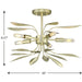 Progress Lighting Mariposa Collection 5 Light 60W Medium Base Semi-Flush Convertible Close To Ceiling Fixture (P350210-176)