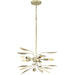 Progress Lighting Mariposa Collection 5 Light 60W Medium Base Semi-Flush Convertible Close To Ceiling Fixture (P350210-176)