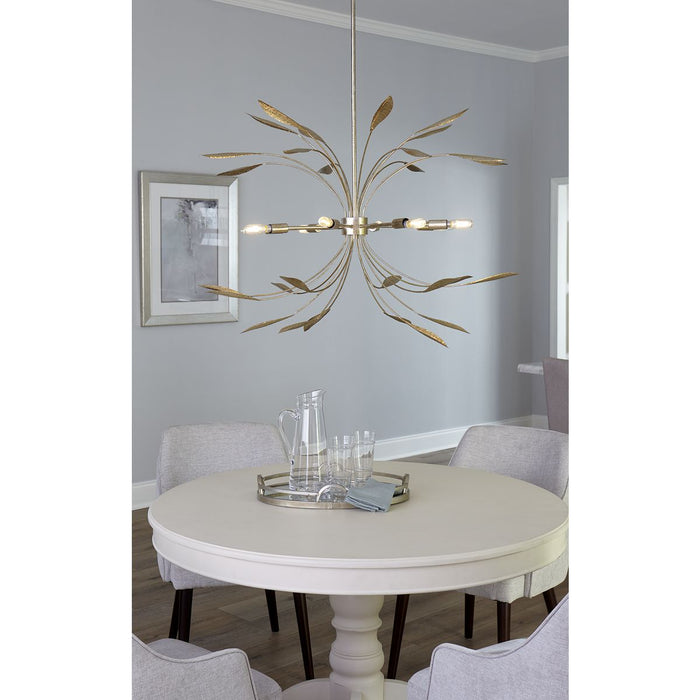 Progress Lighting Mariposa Collection 8 Light 60W Candelabra Base Pendant (P500416-168)