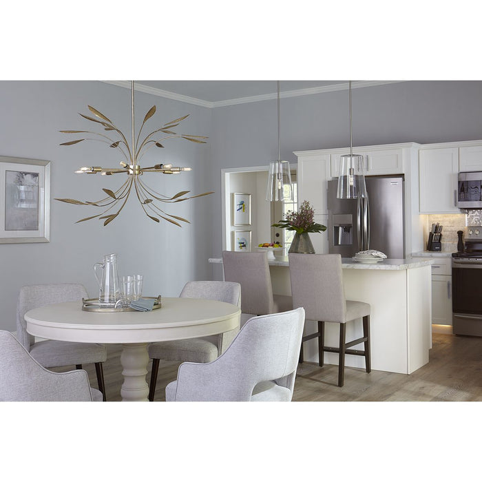 Progress Lighting Mariposa Collection 8 Light 60W Candelabra Base Pendant (P500416-168)