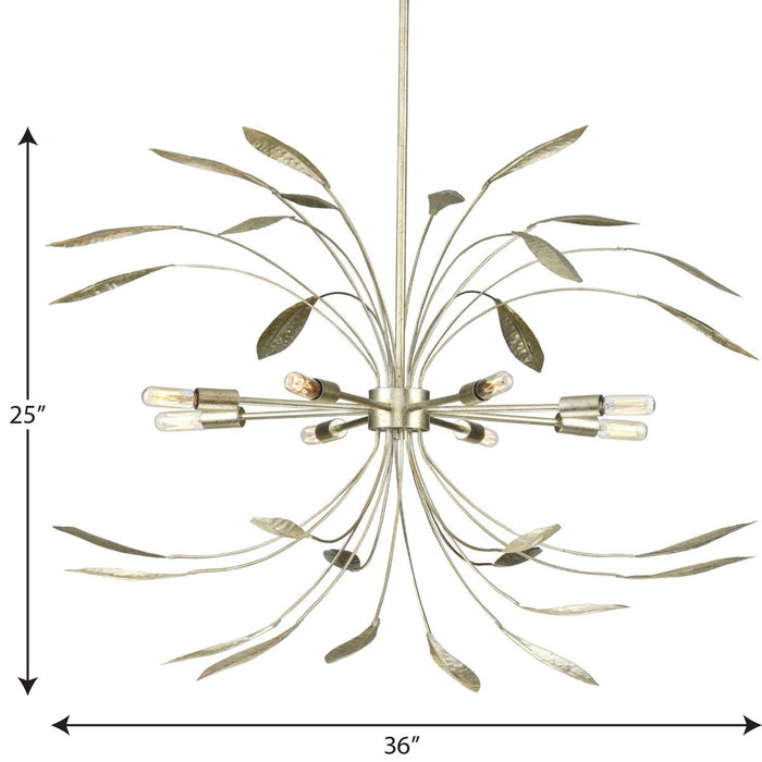 Progress Lighting Mariposa Collection 8 Light 60W Candelabra Base Pendant (P500416-176)