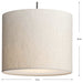 Progress Lighting Markor Collection 100W One-Light Drum Pendant Ecru Linen (P500386-194)