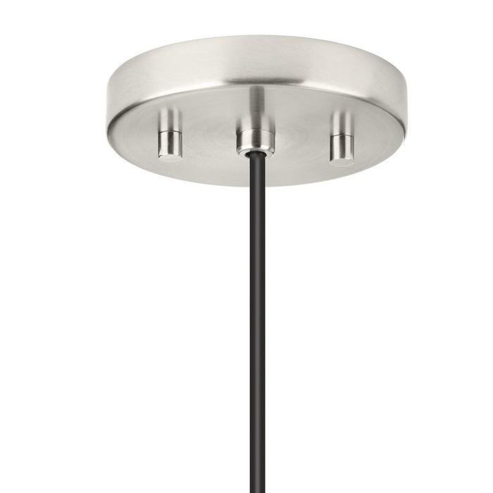 Progress Lighting Markor Collection 60W Three-Light Drum Pendant Black Parchment (P500387-193)