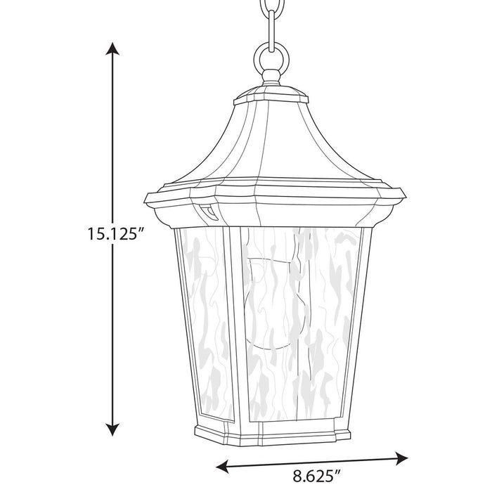 Progress Lighting Marquette Collection One-Light Hanging Lantern With Durashield (P550062-031)