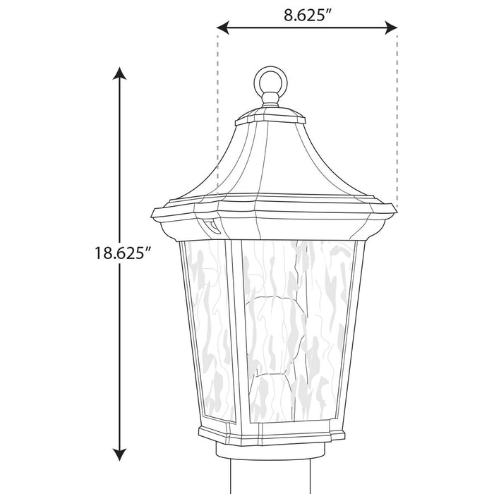 Progress Lighting Marquette Collection One-Light Post Lantern With Durashield (P540062-031)