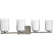 Progress Lighting Mast Collection Four-Light Bath And Vanity (P300218-009)