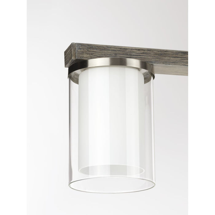 Progress Lighting Mast Collection Four-Light Linear Chandelier (P400190-009)