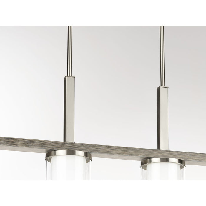 Progress Lighting Mast Collection Four-Light Linear Chandelier (P400190-009)