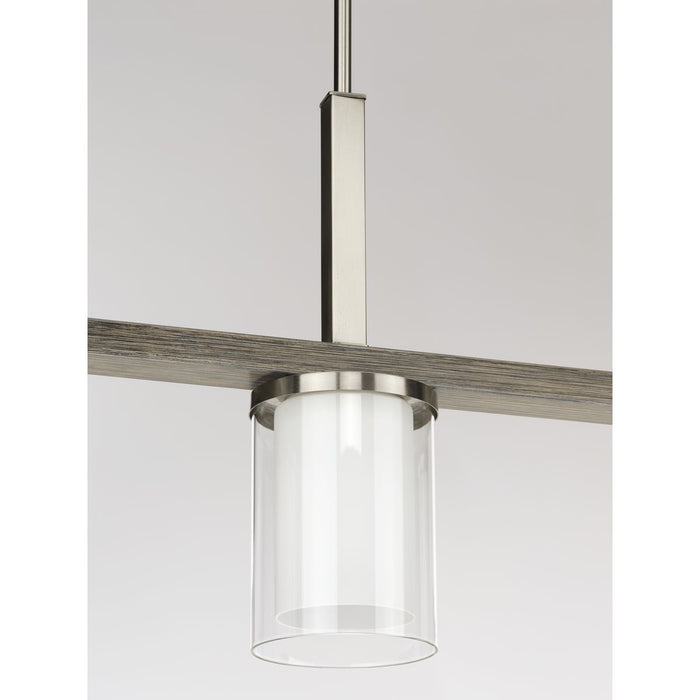 Progress Lighting Mast Collection Four-Light Linear Chandelier (P400190-009)