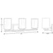 Progress Lighting Mast Collection Three-Light Bath And Vanity (P300217-009)