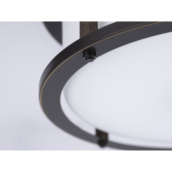 Progress Lighting Mast Collection Two-Light 13 Inch Flush Mount (P350144-020)