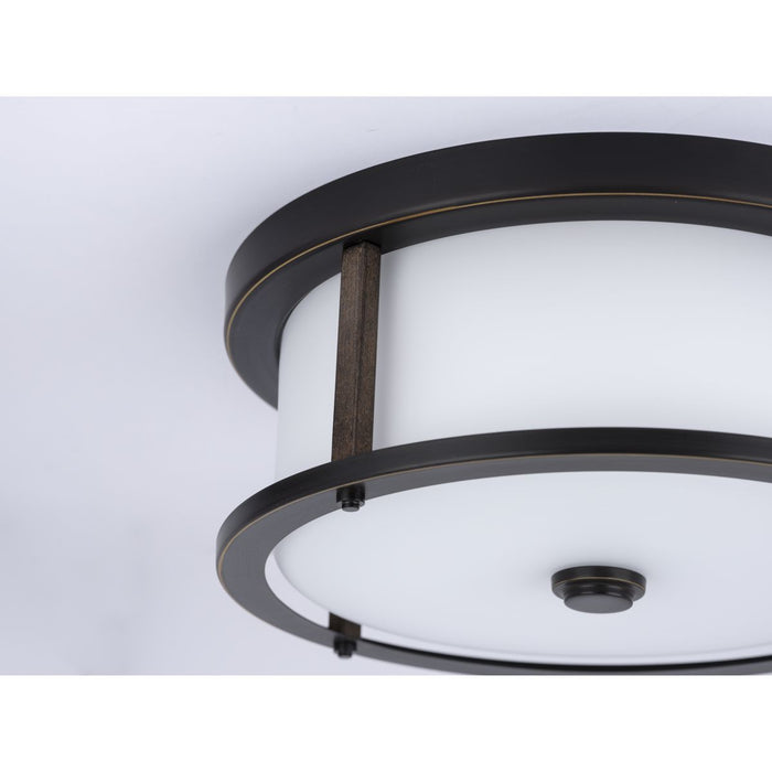 Progress Lighting Mast Collection Two-Light 13 Inch Flush Mount (P350144-020)
