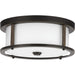 Progress Lighting Mast Collection Two-Light 13 Inch Flush Mount (P350144-020)