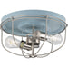 Progress Lighting Medal Collection 2 Light 60W Medium Base Flush Mount Close To Ceiling Fixture (P350195-164)