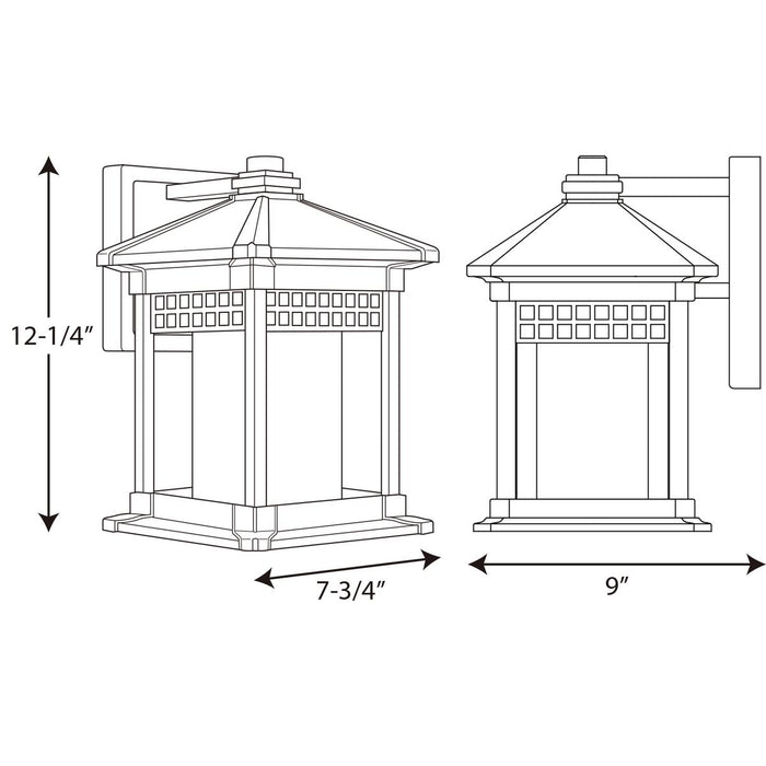 Progress Lighting Merit Collection One-Light Wall Lantern (P6001-31)
