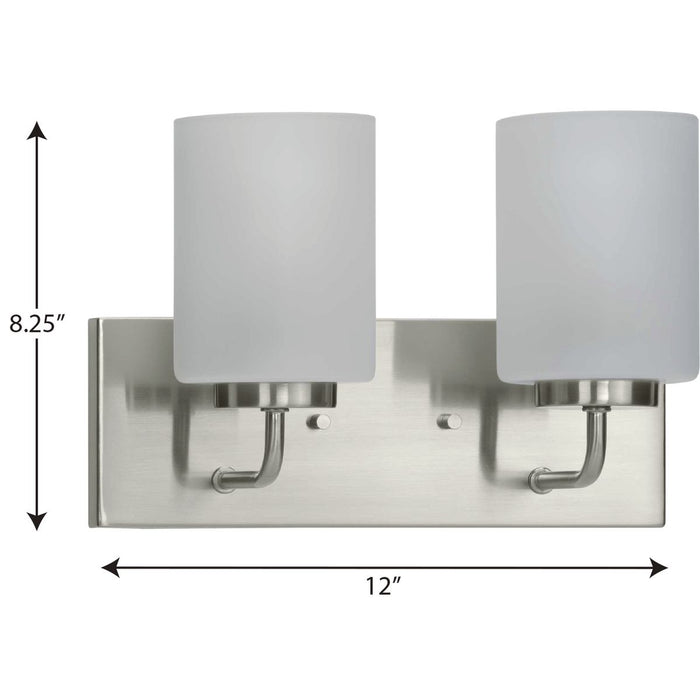 Progress Lighting Merry Collection 2 Light 100W Medium Base Bath And Vanity Fixture (P300328-009)