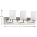 Progress Lighting Merry Collection 3 Light 100W Medium Base Bath And Vanity Fixture (P300329-009)