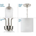 Progress Lighting Merry Collection 3 Light 100W Medium Base Chandelier (P400274-009)