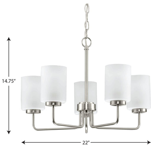 Progress Lighting Merry Collection 5 Light 100W Medium Base Chandelier (P400275-009)