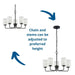 Progress Lighting Merry Collection 5 Light 100W Medium Base Chandelier (P400275-031)