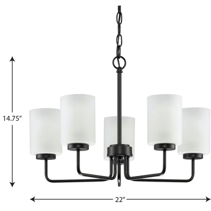 Progress Lighting Merry Collection 5 Light 100W Medium Base Chandelier (P400275-031)