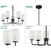 Progress Lighting Merry Collection 5 Light 100W Medium Base Chandelier (P400275-031)