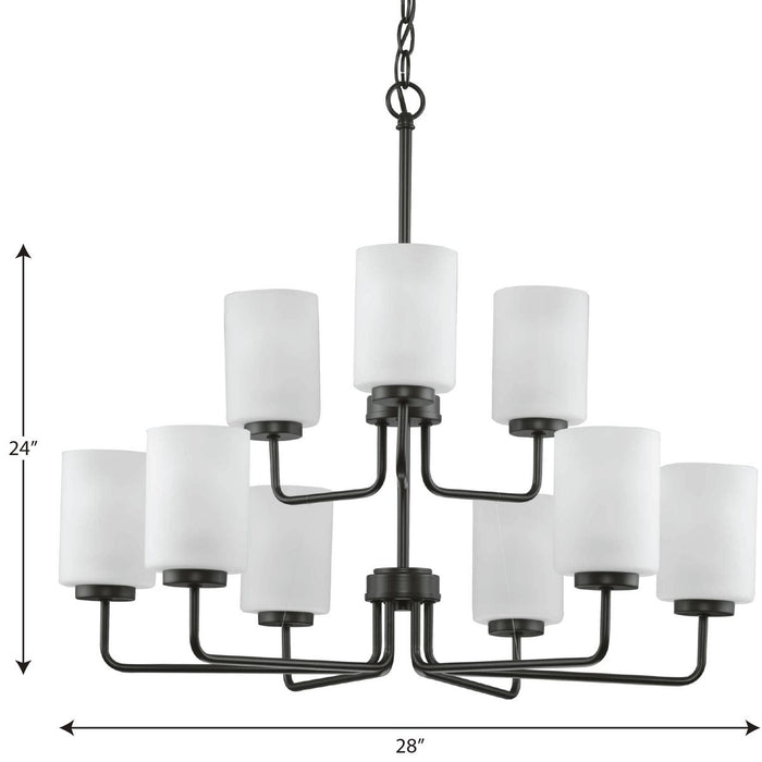 Progress Lighting Merry Collection 9 Light 100W Medium Base Chandelier (P400276-031)