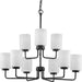 Progress Lighting Merry Collection 9 Light 100W Medium Base Chandelier (P400276-031)
