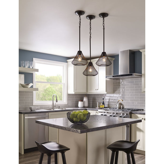 Progress Lighting Mesh Collection One-Light Mini-Pendant (P5338-20)