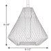Progress Lighting Mesh Collection One-Light Mini-Pendant (P5338-20)