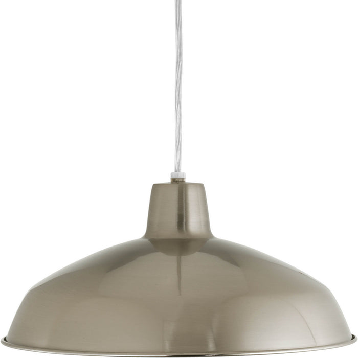 Progress Lighting Metal Shade Collection One-Light Pendant (P5094-09)