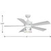 Progress Lighting Midvale Collection 56 Inch 5-Blade Ceiling Fan (P250011-028-WB)