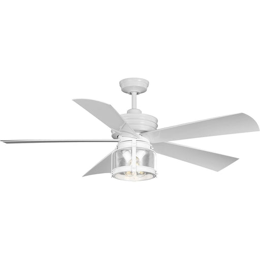 Progress Lighting Midvale Collection 56 Inch 5-Blade Ceiling Fan (P250011-028-WB)