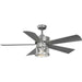 Progress Lighting Midvale Collection 56 Inch 5-Blade Ceiling Fan (P250011-141-WB)