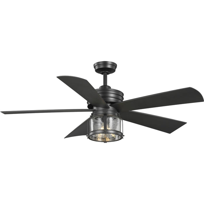 Progress Lighting Midvale Collection 56 Inch 5-Blade Ceiling Fan (P250011-171-WB)