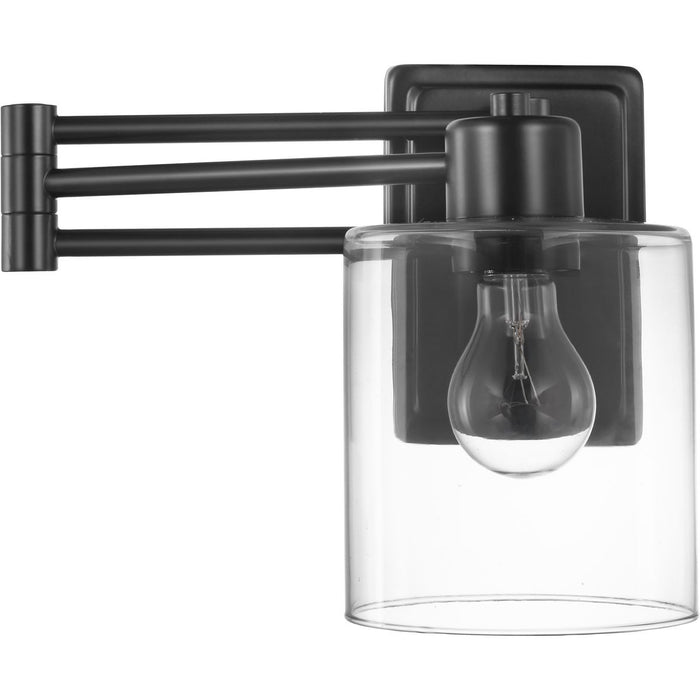 Progress Lighting Milner Collection Black Swing Arm Wall Light (P710086-031)