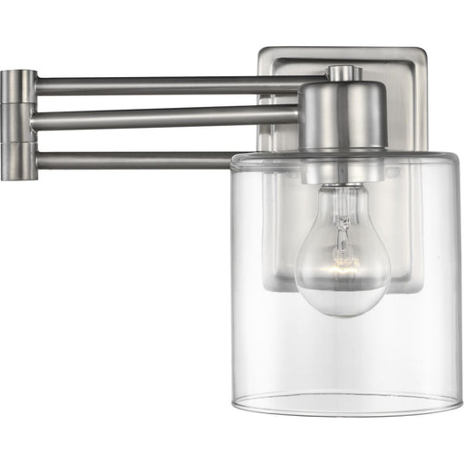 Progress Lighting Milner Collection Brushed Nickel Swing Arm Wall Light (P710086-009)