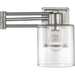 Progress Lighting Milner Collection Brushed Nickel Swing Arm Wall Light (P710086-009)