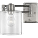 Progress Lighting Milner Collection Brushed Nickel Swing Arm Wall Light (P710086-009)