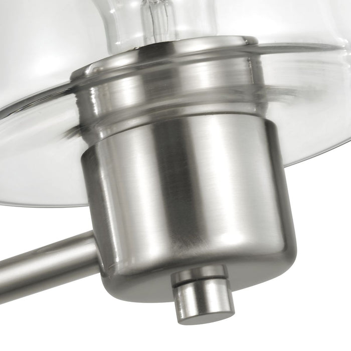 Progress Lighting Milner Collection Brushed Nickel Swing Arm Wall Light (P710086-009)