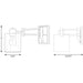 Progress Lighting Milner Collection Brushed Nickel Swing Arm Wall Light (P710086-009)