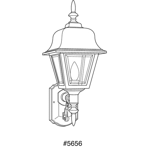 Progress Lighting Non-Metallic Incandescent One-Light Wall Lantern (P5656-31)