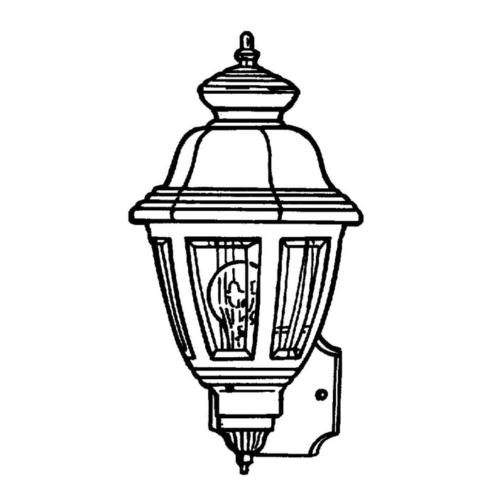 Progress Lighting Non-Metallic Incandescent One-Light Wall Lantern (P5737-31)