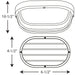 Progress Lighting One-Light 10-1/2 Inch LED Wall Or Ceiling Bulkhead 3000K (P3649-3130K9)