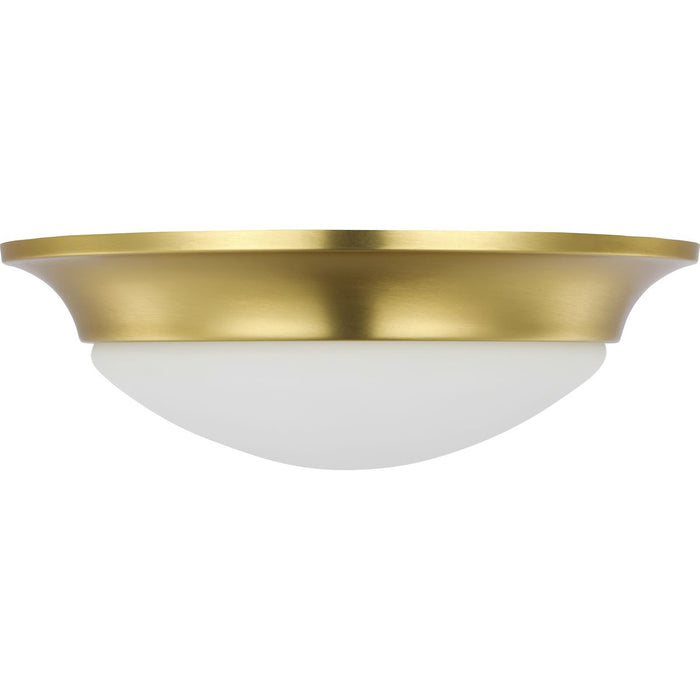 Progress Lighting One-Light 11-1/2 Inch Etched Glass Flush Mount (P350146-012)