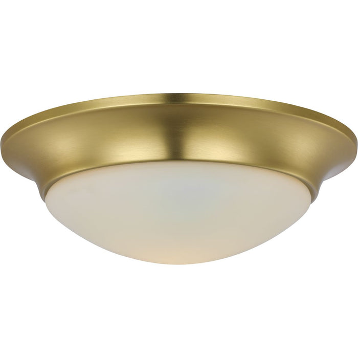 Progress Lighting One-Light 11-1/2 Inch Etched Glass Flush Mount (P350146-012)