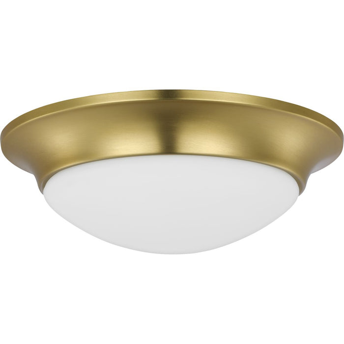 Progress Lighting One-Light 11-1/2 Inch Etched Glass Flush Mount (P350146-012)
