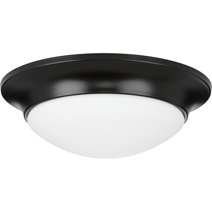Progress Lighting One-Light 11-1/2 Inch Etched Glass Flush Mount (P350146-031)