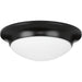 Progress Lighting One-Light 11-1/2 Inch Etched Glass Flush Mount (P350146-031)